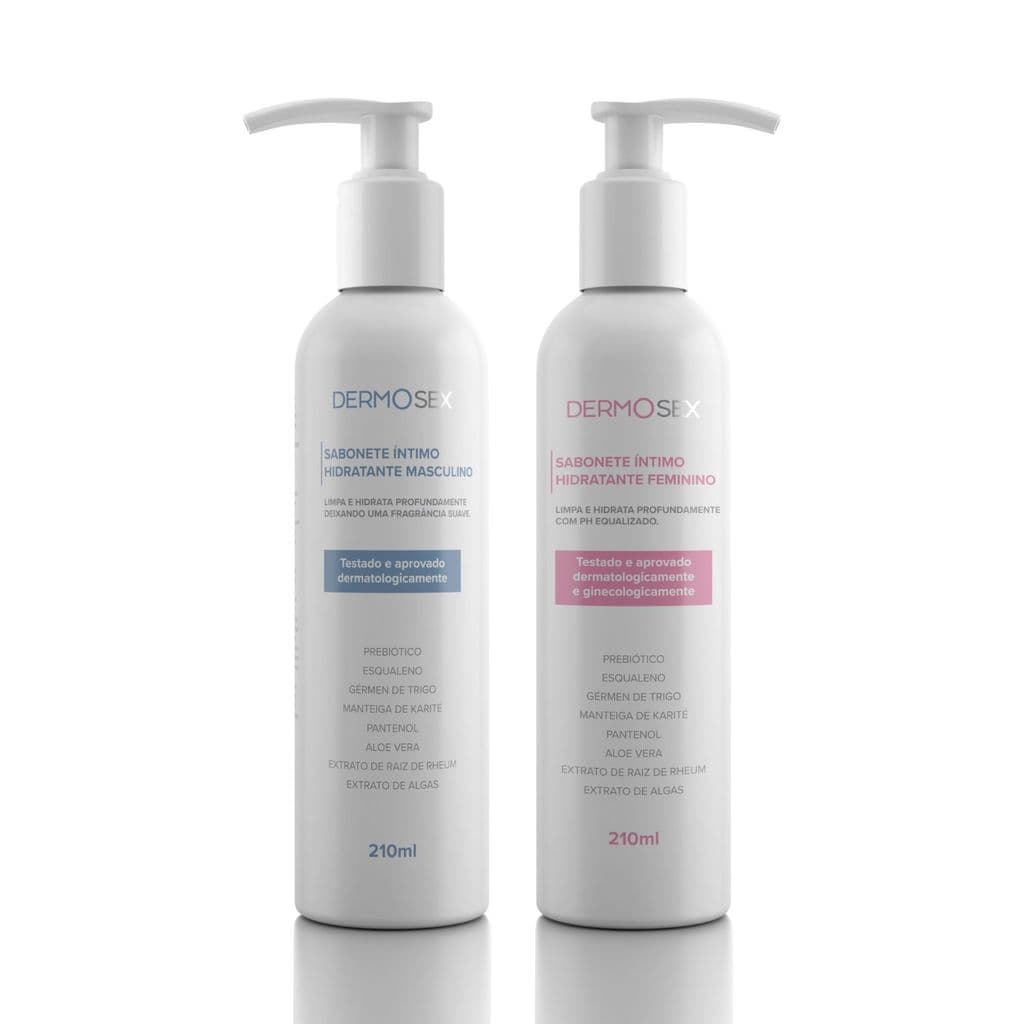 Kit Sabonete feminino Líquido + Masculino Dermosex