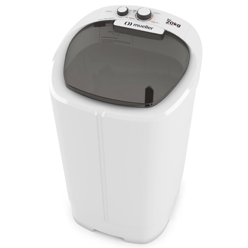 Lavadora de Roupas Semiautomática 20,1Kg Mueller Big, Branca
