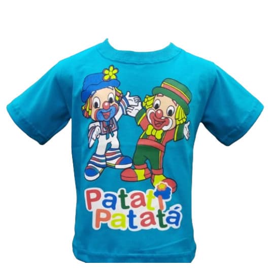 CAMISETA ALGODAO INFANTIL PATATI PATATA PALHACO ALGODAO PROMOCAO