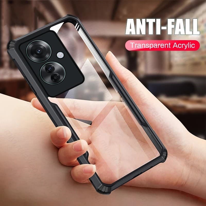 OPPO F25 Pro Phone Case Para Reno 11F TPU Airbag À Prova De Choque Anti Queda Transparente Soft Invólucro