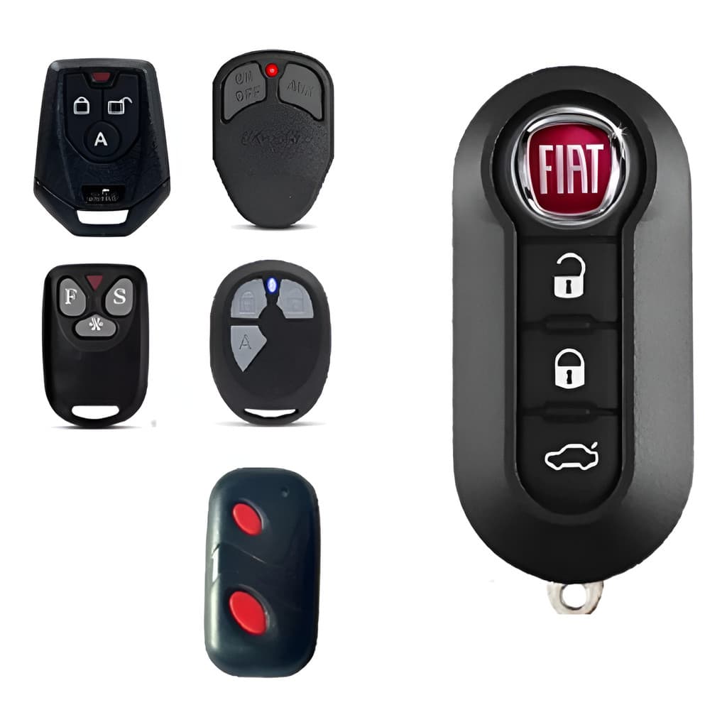 Chave Canivete Universal Alarme Sistec Eclip. Look Out Fiat Lamina Original