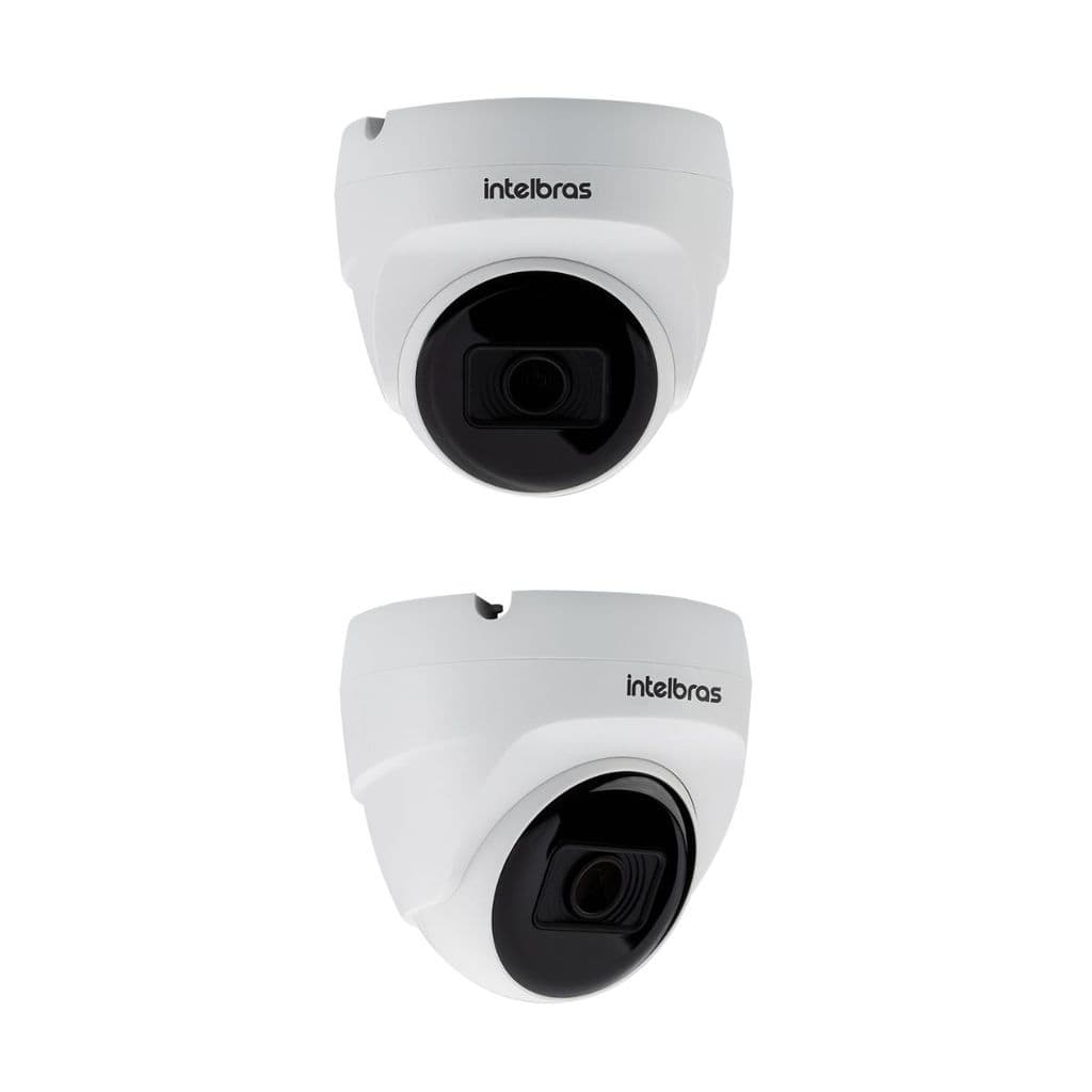 Kit 2 Câmera Multi HD 2 Megapixels 20m com Áudio VHD 1220 D MIC Intelbras
