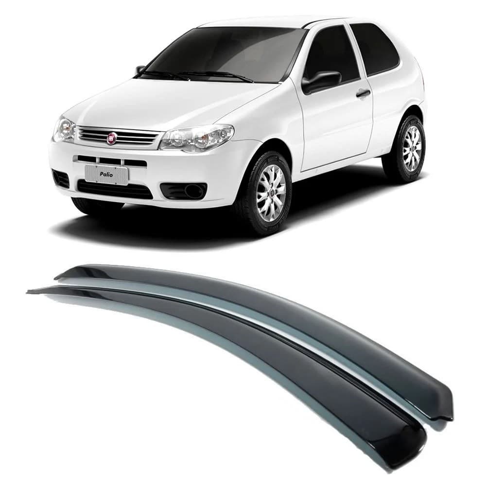 Calha De Chuva Fumê Fiat Palio Ano De Aplicação De 96 À 2016 - 2 Portas
