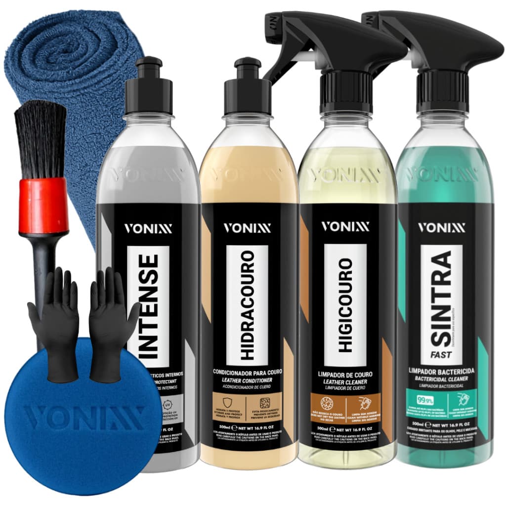 Sintra Fast Intense Hidracouro Higicouro Vonixx Completo Limpeza e Restauração