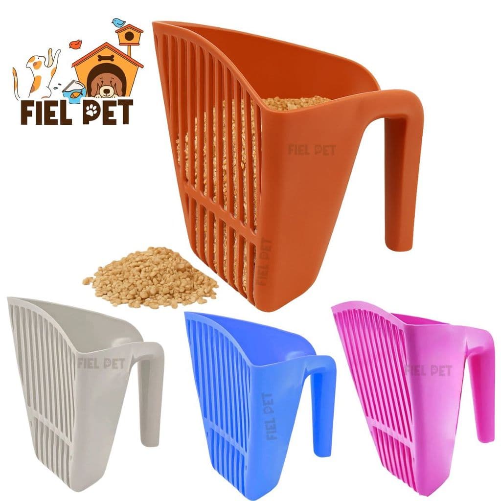 Pá Higiênica Caixa de Areia para Gatos Colher Pazinha Coletora Max Furba Pet