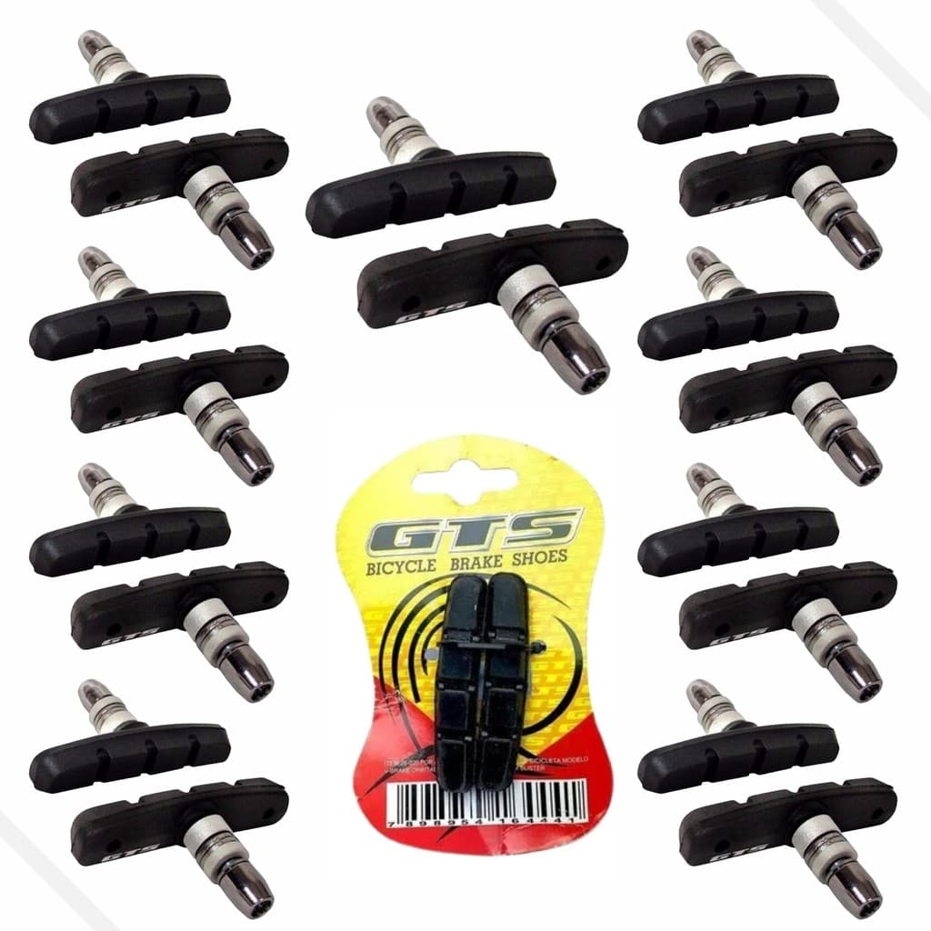 Sapata Pastilha de Freio Orbital 70mm Bike Bicicleta V-brake Pares Gts