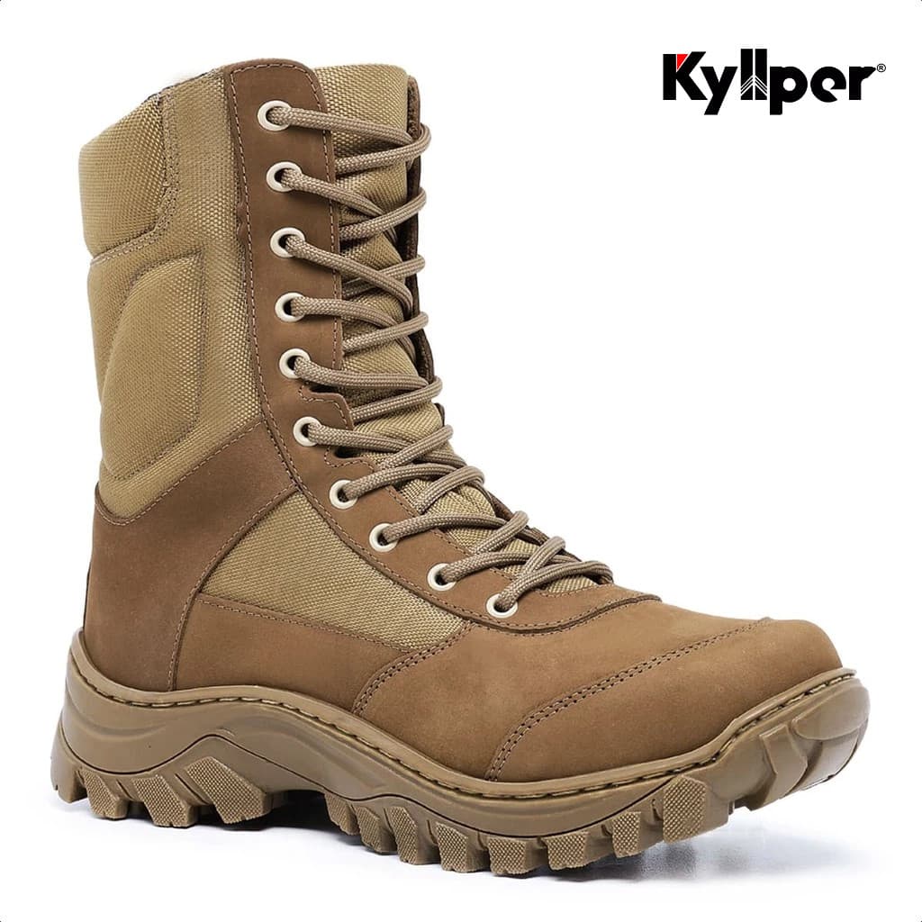 Coturno Militar Zíper Kylpper - Coyote (Exército)