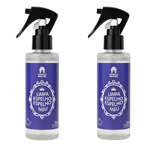 Kit 2 Spray Limpa Vidro Espelho Perfumado Desembaçar 150ml