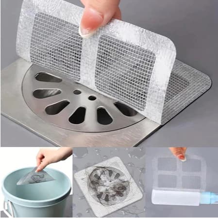 20 pecas Tela Protetor De Ralos, Adesivos Anti-Inseto E Anti-Odor Descartáveis (WJ-1640)