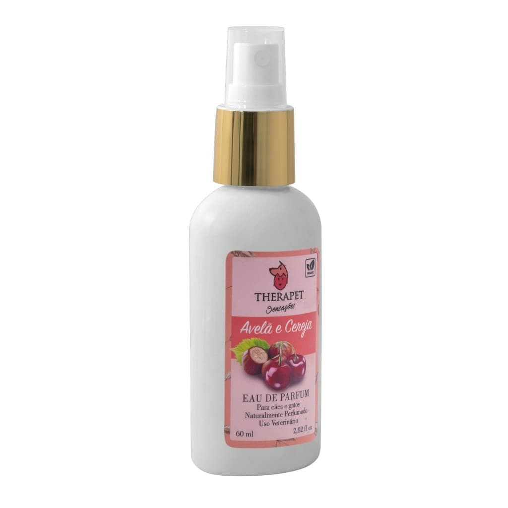 Eau De Parfum Sensações Cereja E Avelã Cães E Gatos Therapet - 60ml