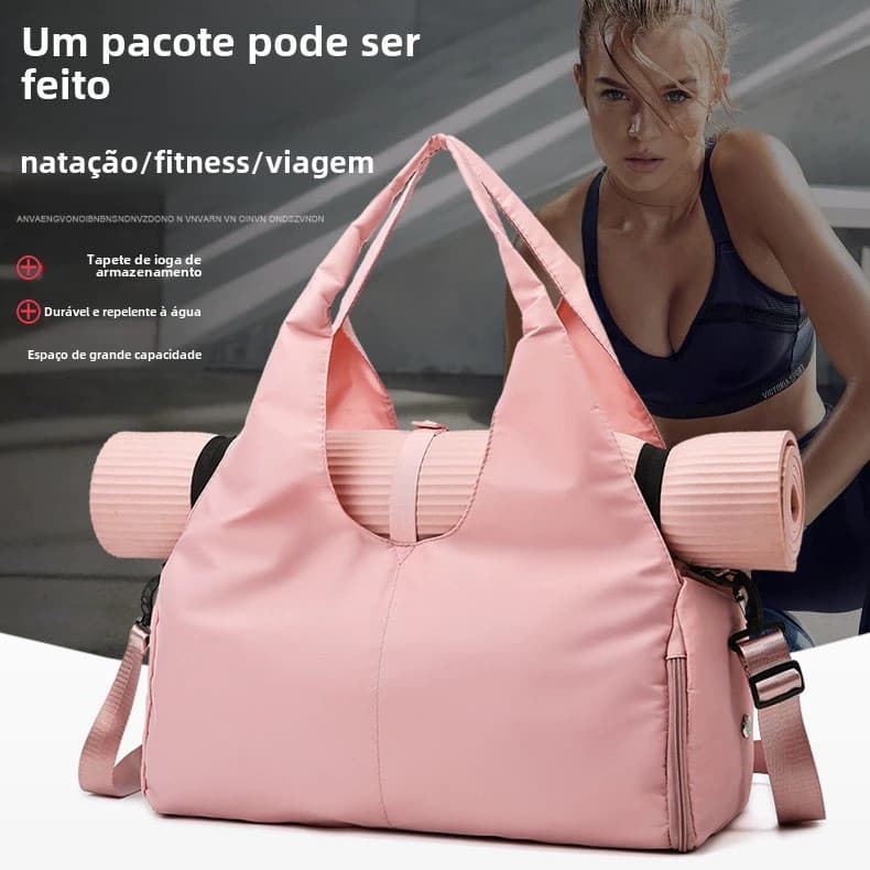 Ginásio Multifuncional Bolsa de Viagem Bolsa de Yoga de Grande Capacidade Mochila