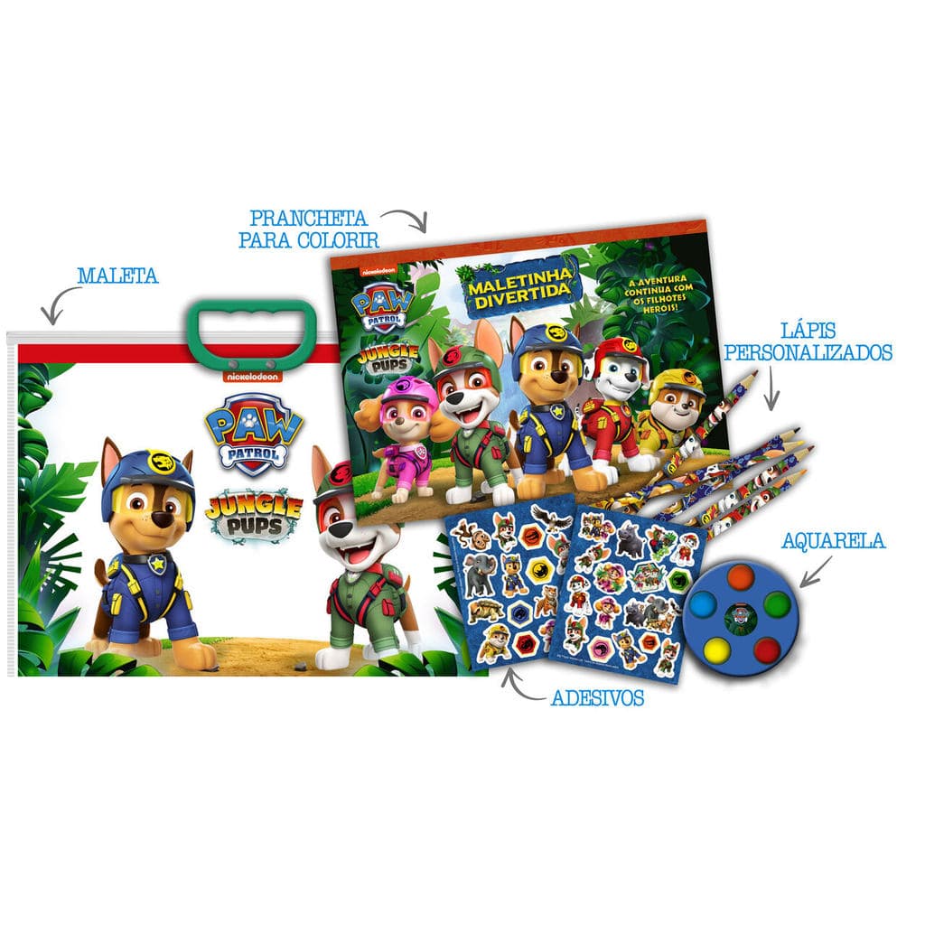 Patrulha Canina Maletinha Divertida Livros D+MS