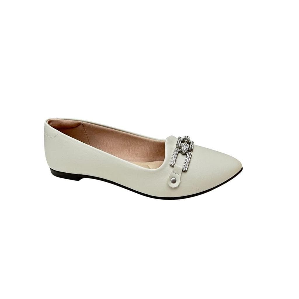 Sapatilha Feminina Moleca Napa Branco Off 5635.838 100% Original com Nota Fiscal e Garantia