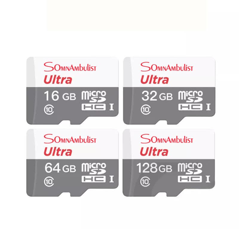 Cartão MicroSD SOMNAMBULIST 8GB-2TB-C10 U3 V30 Para Áudio De Câmera Drone