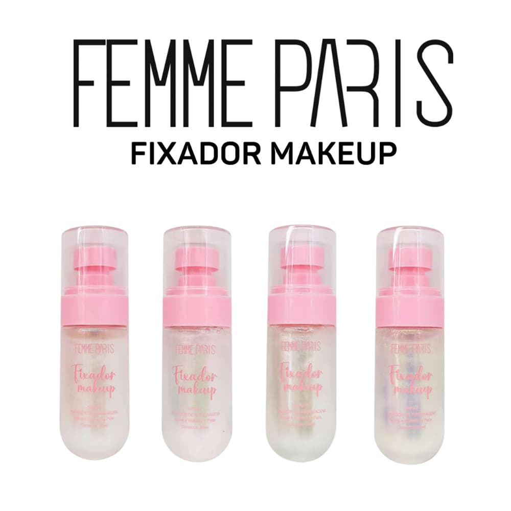 Bruma Fixadora com Brilho Femme Paris Glow & Alta Fixação De 60ml FR134