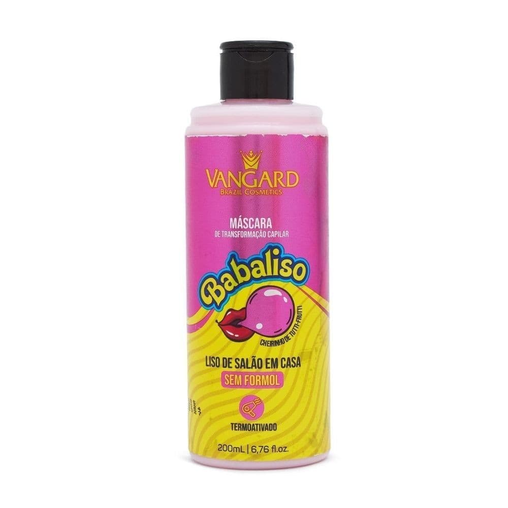 Alisante de Chuveiro Máscara de Transformação Capilar Babaliso Vangard 200ml