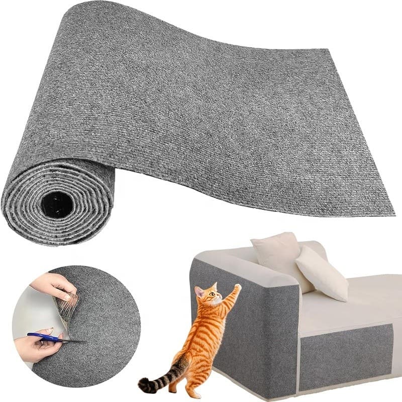 Arranhador Adesivo Grande Tapete arranhador para gatos, fácil de colar Gatos gostam