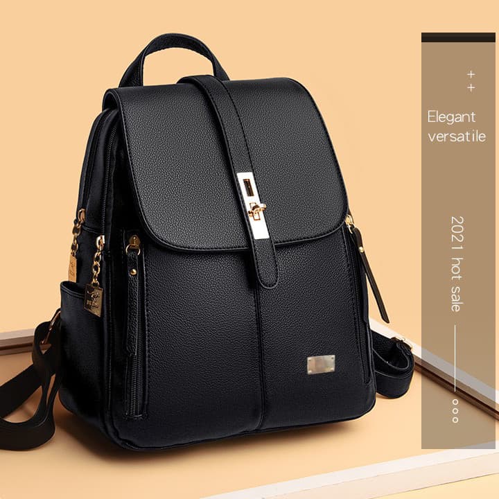 Bolsa mochila feminina Portátil da moda de Poliéster à prova d'água