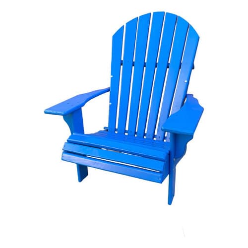 Cadeira Adirondack Pavão Clean Piscina Externa Azul-lazúli GARAPA