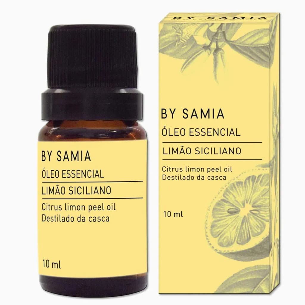 Óleo Essencial De Limão Siciliano 100% Puro Natural 10ml By Samia