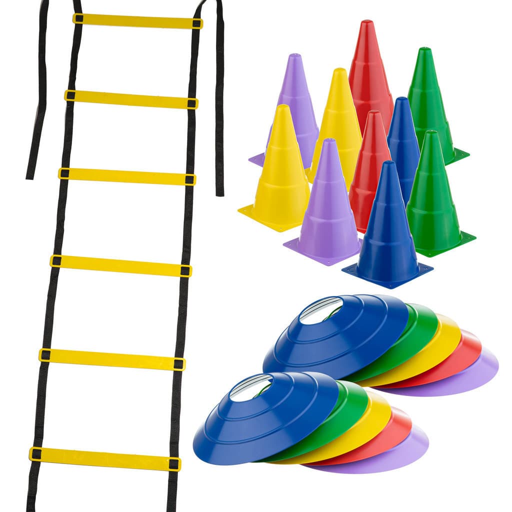 Kit Funcional 10 Completo p/ Aquecimento Academia Futebol Escola We