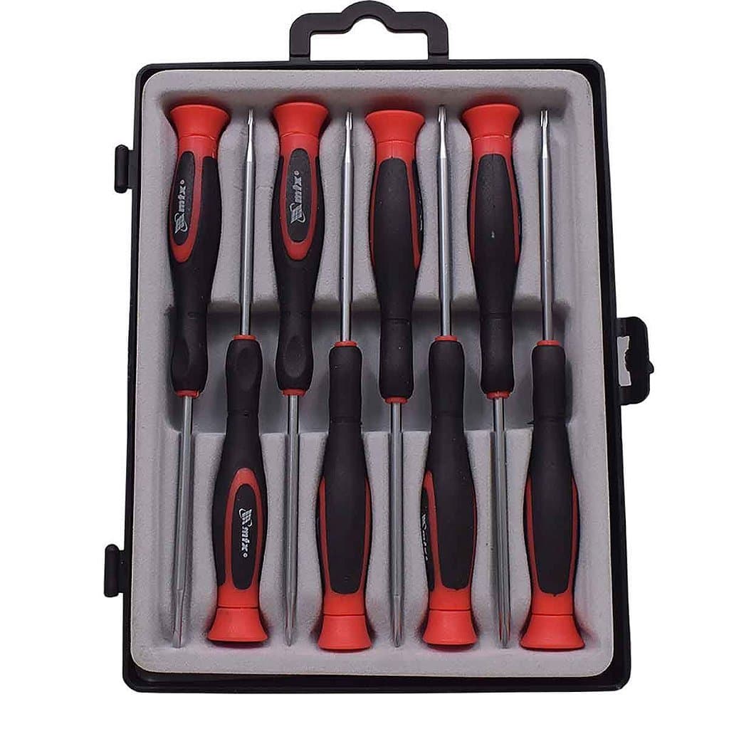 JOGO DE CHAVE DE PRECISAO TORX 5, 6 PH 0 8PCS MTX