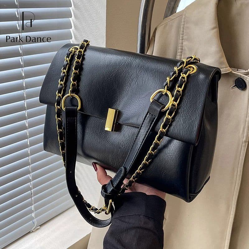 Tote Retro De Grande Capacidade Bolsa Bandolera Com Fecho Em Ziper E Costura Decorativa Perfeita Para O Dia A Dia