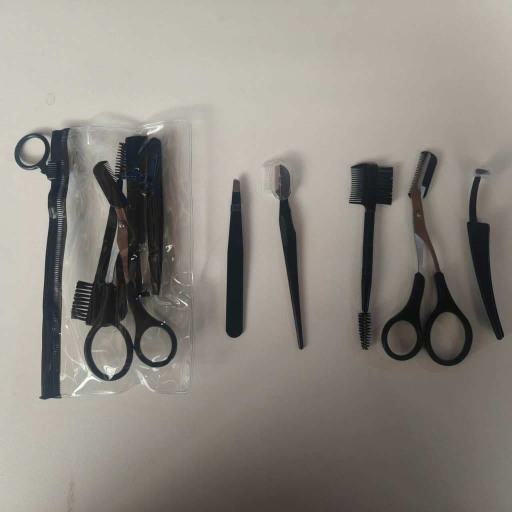 Kit com 5 peças para design de sobrancelhas