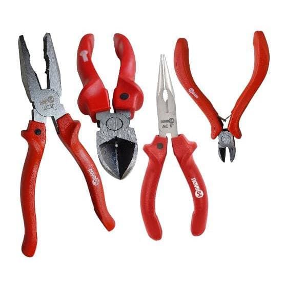 Kit 4 Alicates, Universal Corte Diagonal e Bico Nove54