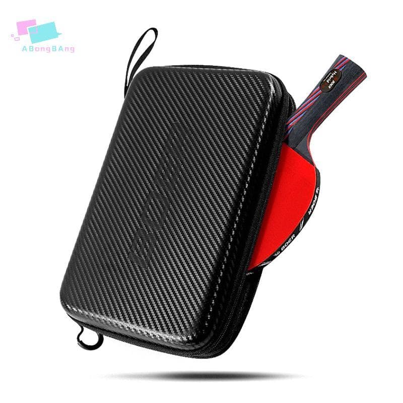Abongbanghn 1pc Tênis De Mesa Bat Capa Paddle EVA Saco Ping Pong Casos Zip Bolso Pacote 290x195x50mm Sacos Raquete Capas