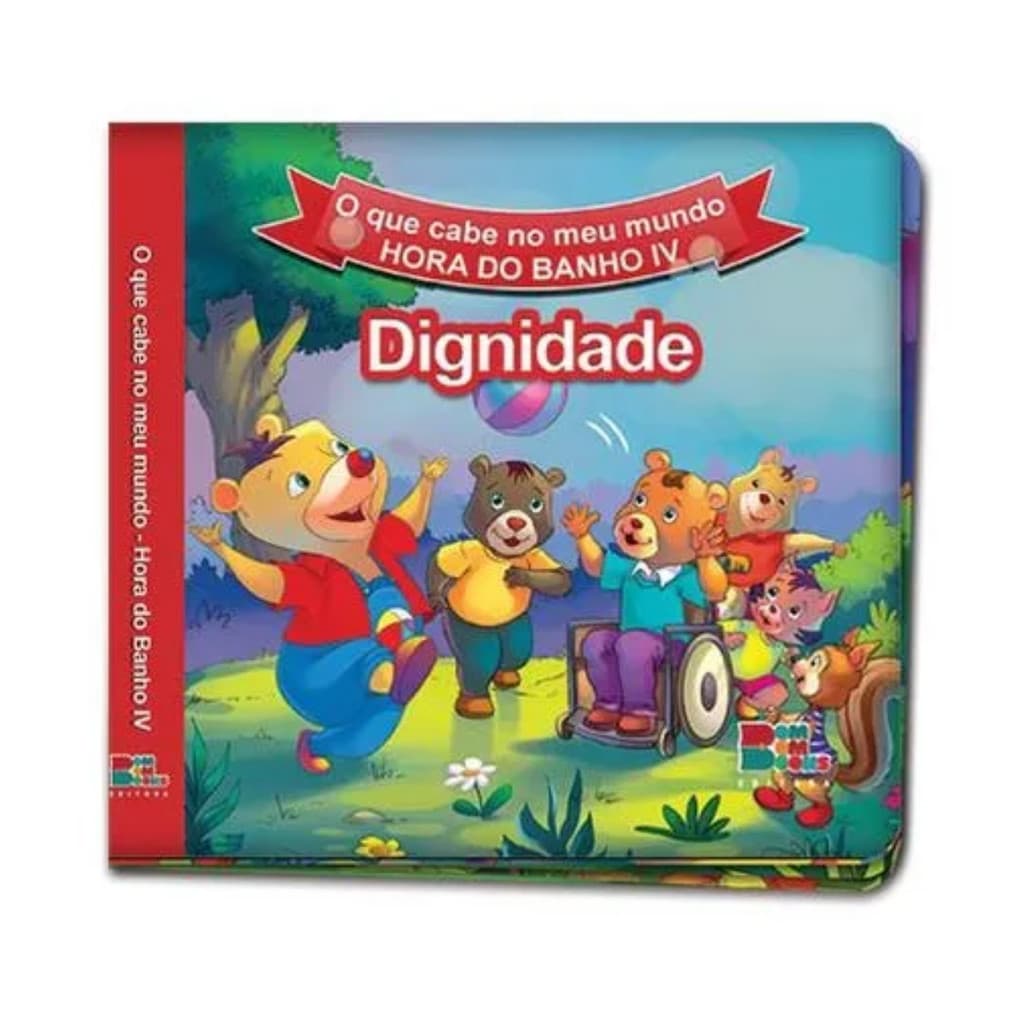 Livro De Banho - O Que Cabe No Meu Mundo I V - Hora Do Banho