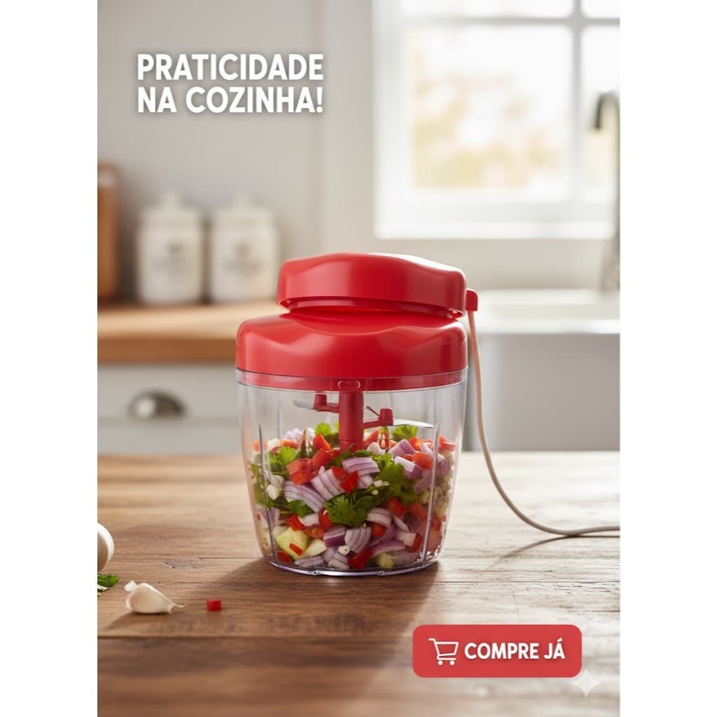 Processador De Alimentos 5 Laminas 900ml