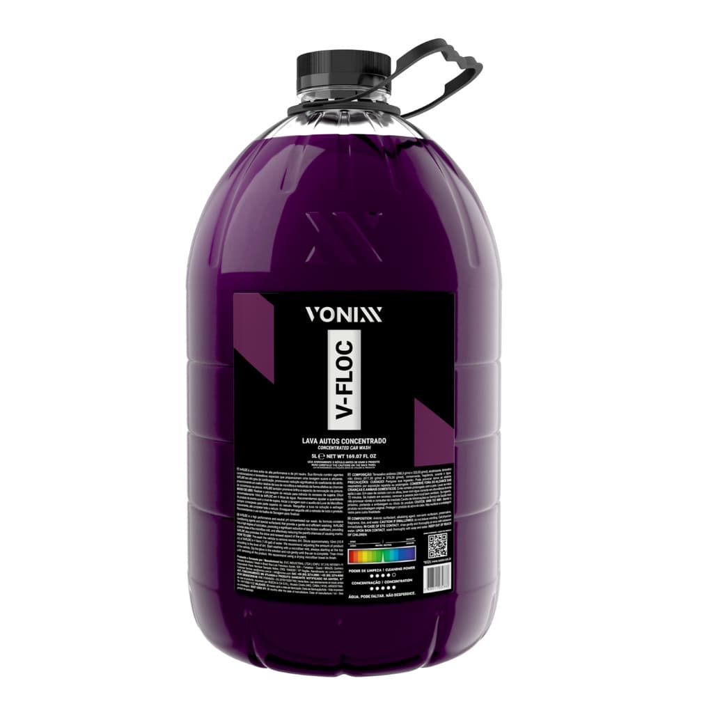 V floc Shampoo Automotivo Neutro Concentrado 5L Vonixx