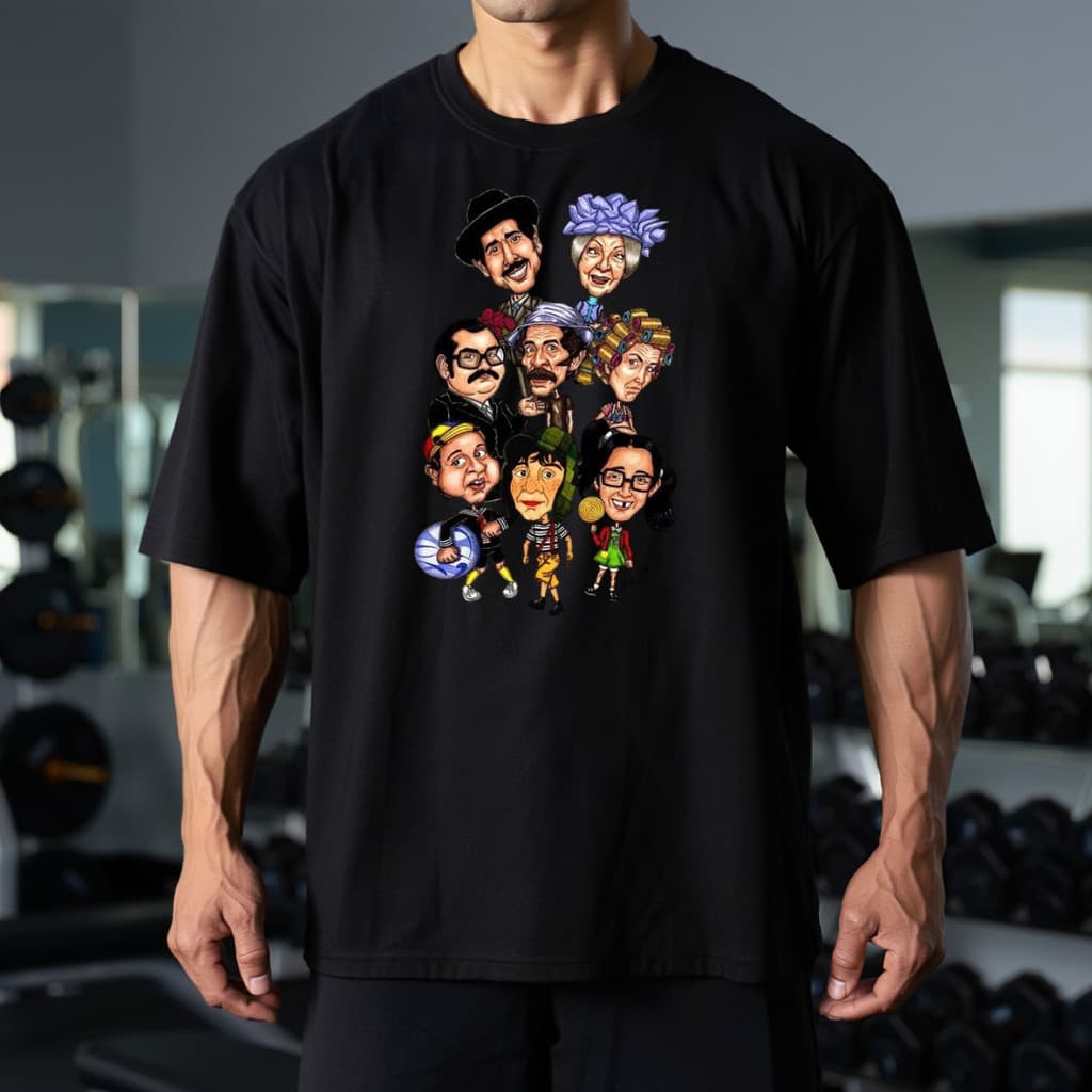Camiseta Turma do chaves Disponivel Em  Plus size regular Divertida Oversized Carismatica kiko Madruga  Memi