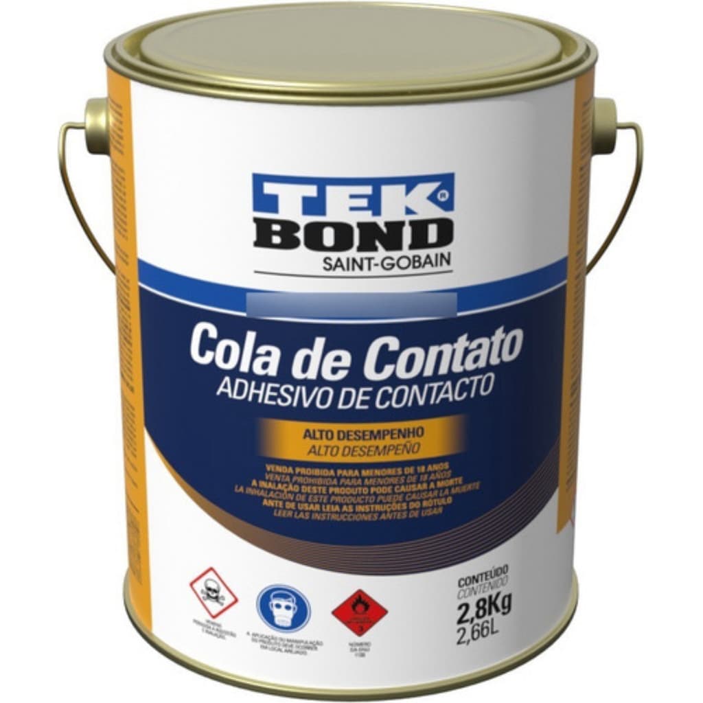 COLA DE CONTATO 2,8KG USO PROFISSIONAL TEKBOND