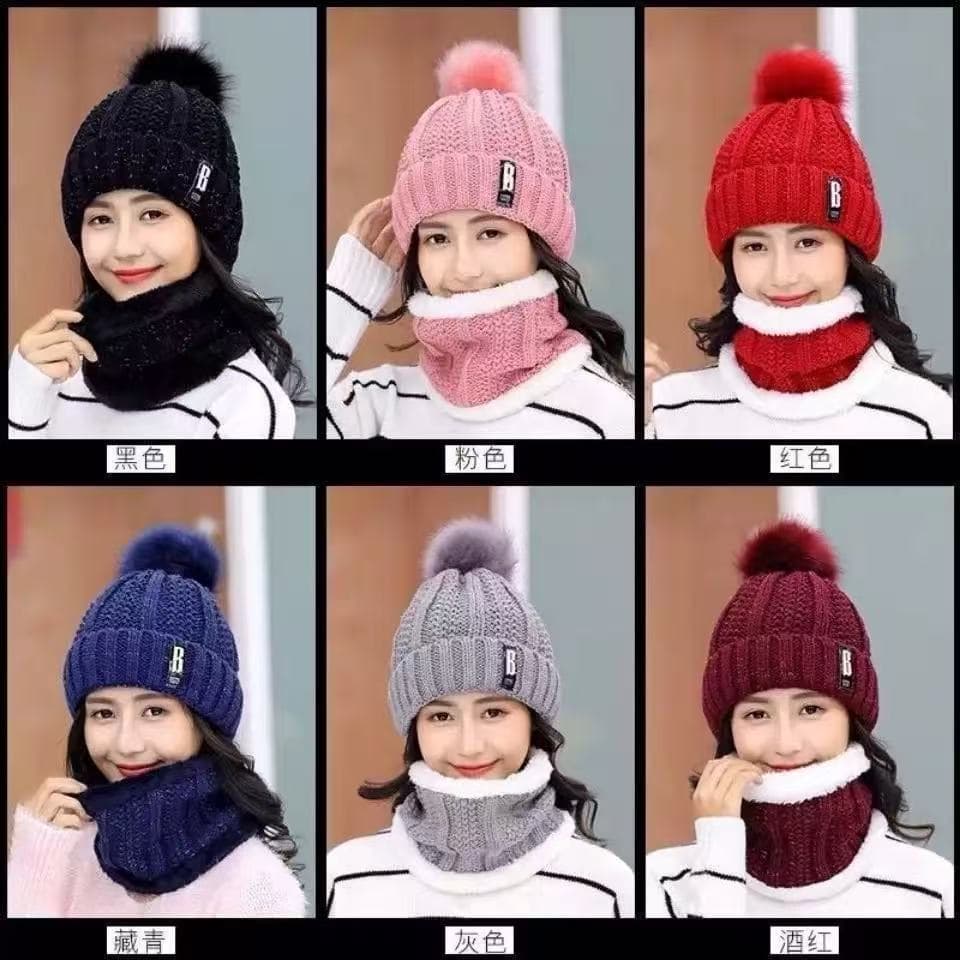 Toucas Forrada Unissex com Gola Forrada De Lã Masculina Feminina - Kit Inverno Diversos Modelos