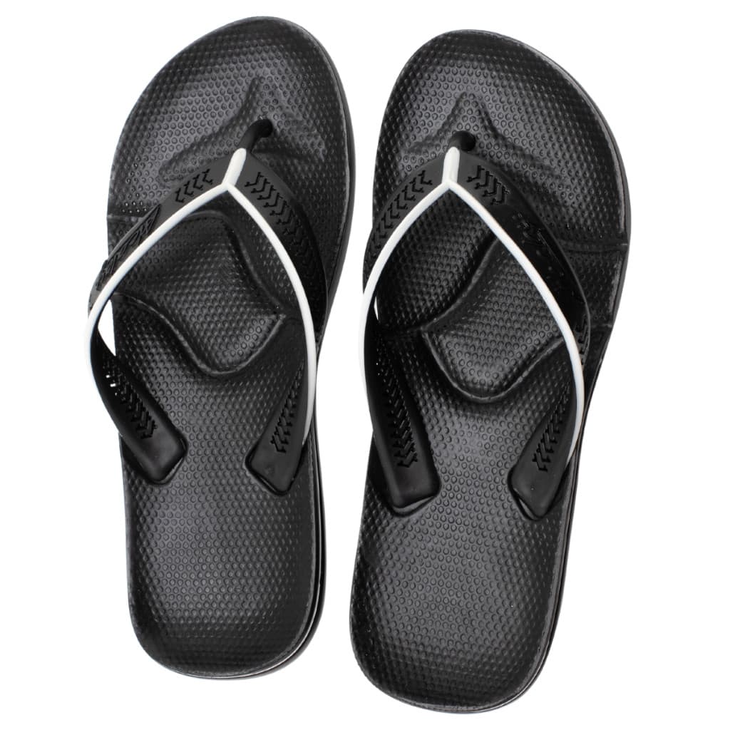 Chinelo Masculino Infantil e Adulto Alcalay Preto e Laranja Preto Branco