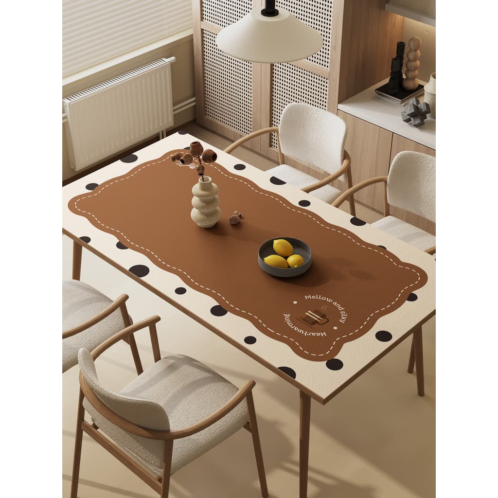 Melade tapete de mesa impermeável à prova de óleo descartável toalha de mesa Retro mesa de café Anti-escaldante resisten