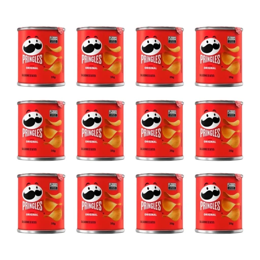 Batata Pringles Original 35g 12 Unidades