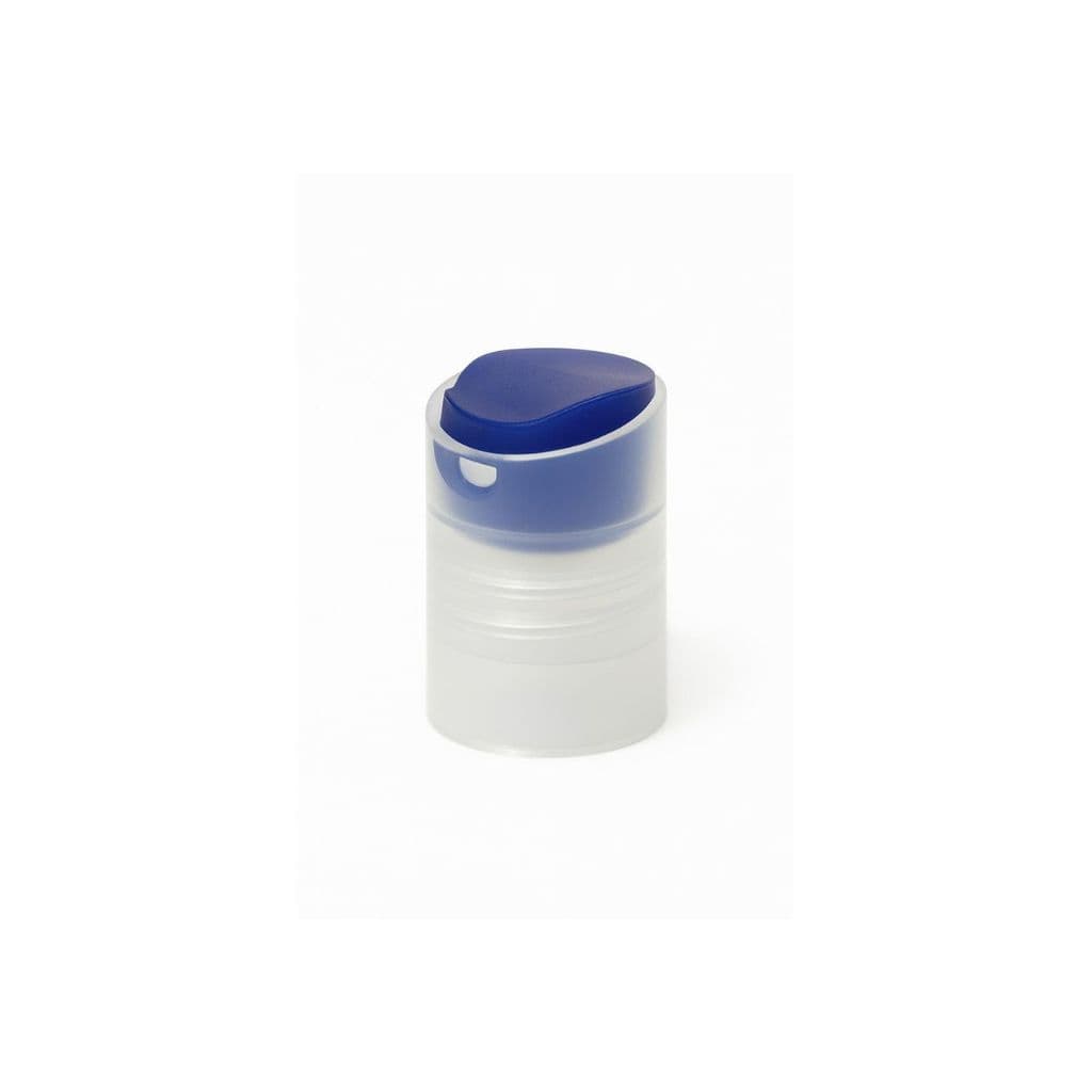 Kit 20 Tampa Disk Top 28/410 Natural c/Detalhe Azul para Shampoo
