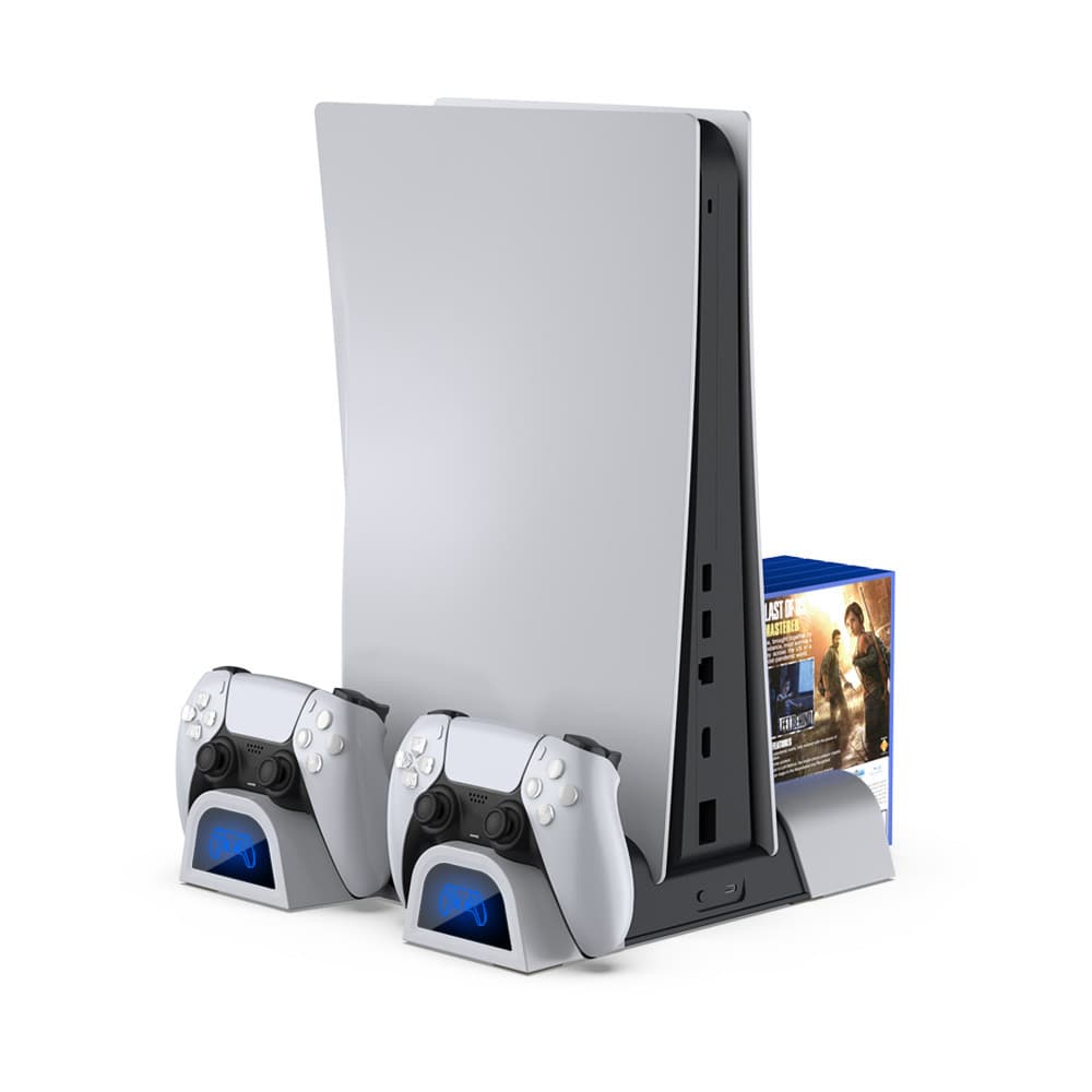 Suporte Cooler para Ps5 Resfriador e Carregador De Controles