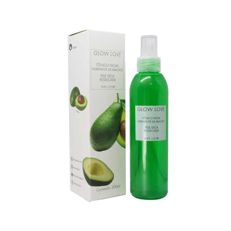 Tônico Facial Hidratante Abacate Glow Love Max Love