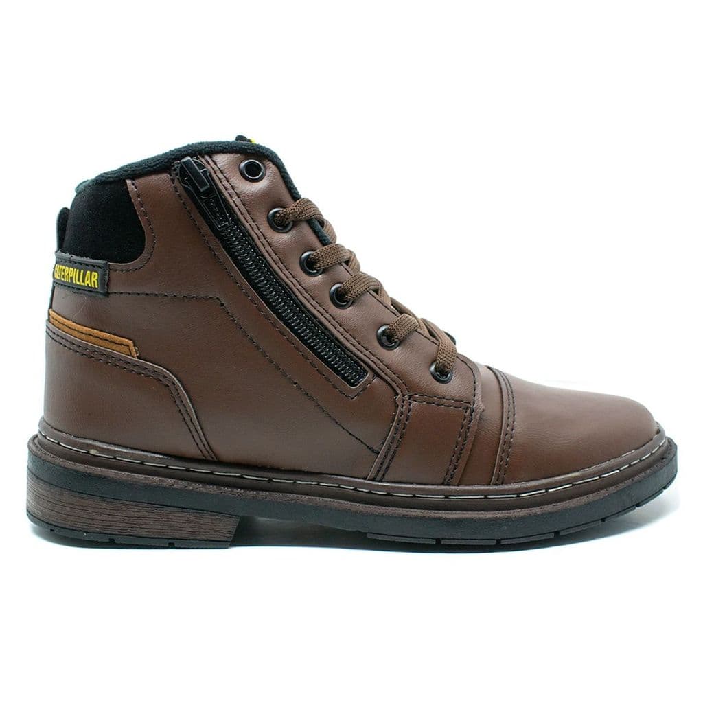Bota Masculina Cat Zíper Botinha