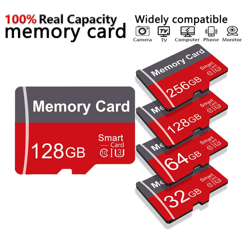 Cartão Micro SD Original De 8 Gb-128 U3 A1 Classe 10 Para Telefones , Computadores E Câmeras (Armazenamento TF)