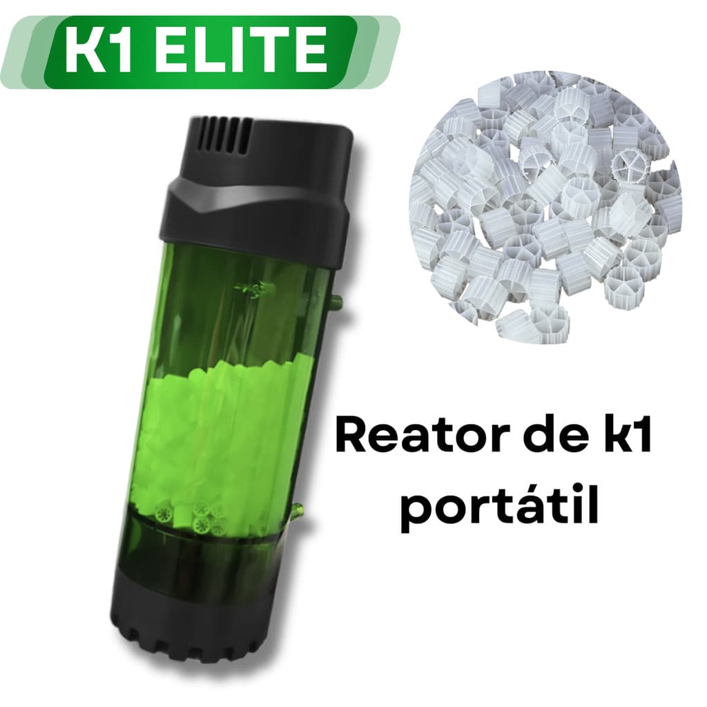 K1 midia biológica reator