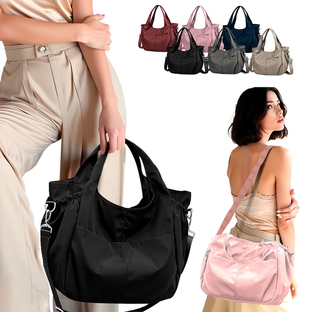Bolsa Feminina Grande Com Alça Transversal Moda Trabalho Faculdade Passeio