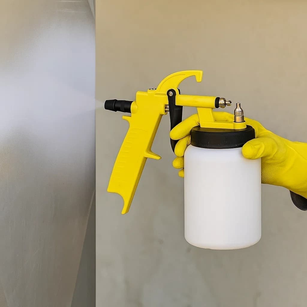 Pulverizadora Pistola Pintura Tinta Parede Compressor Ar Direto Alta Pressão Profissional 500ml