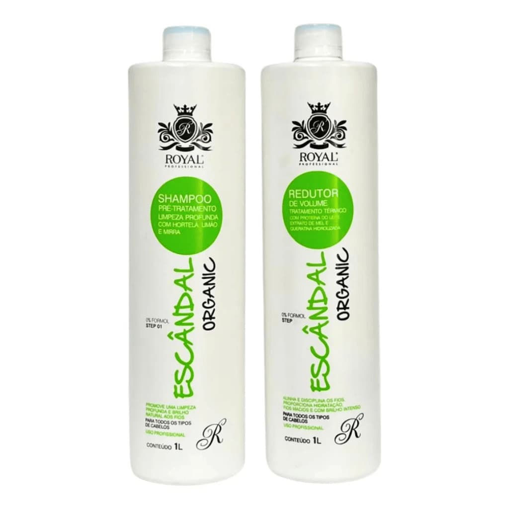 Kit Escova Progressiva Escândalo Orgânica - 2x1lt
