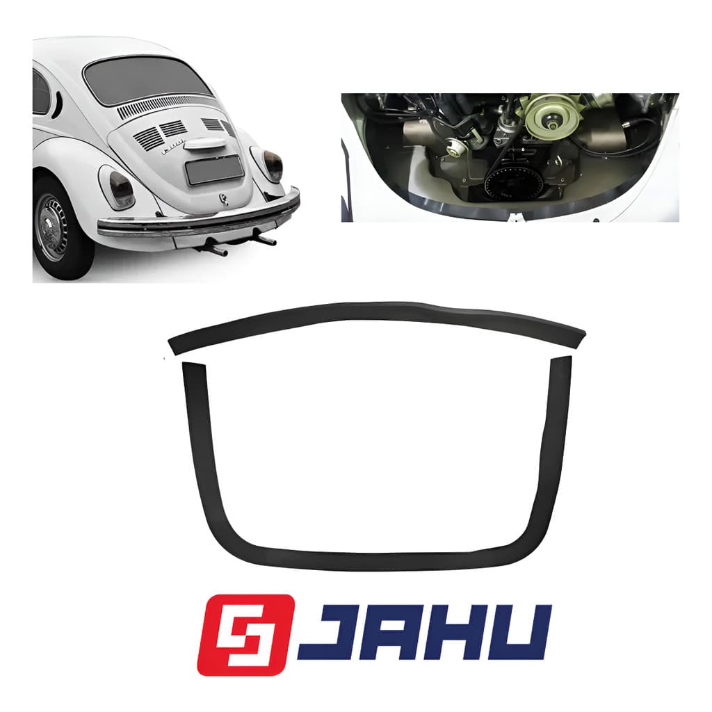 Kit Combo Borracha Reta E Curva Cofre Motor Fusca Jahu