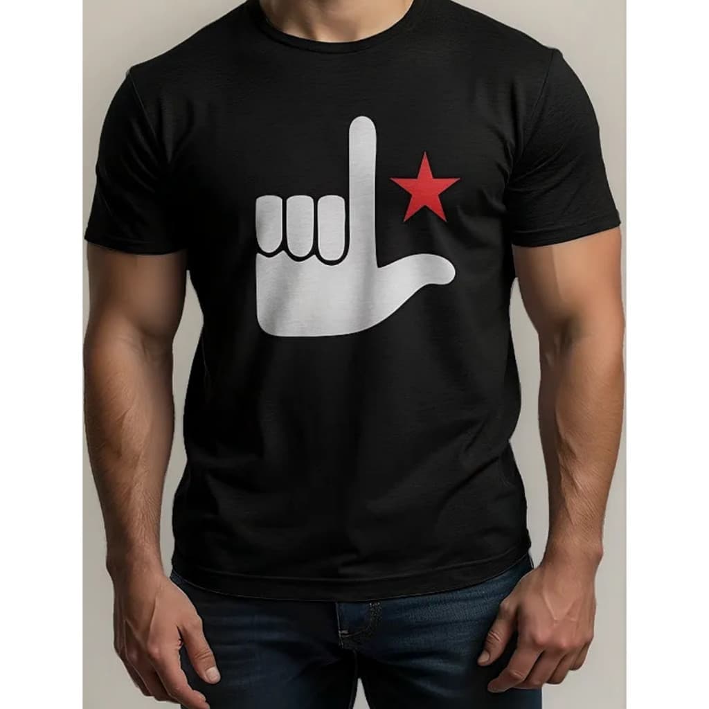 Camiseta Masculina e Feminina Personalizada LULA Faz o L - Camisa Básica 100% Algodão